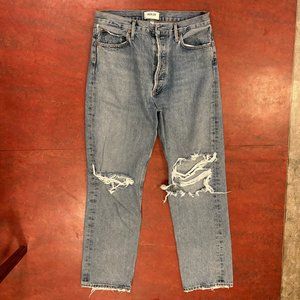AGOLDE Women’s 90s Pinch Waist Straight Leg Button Fly Denim Jeans 29